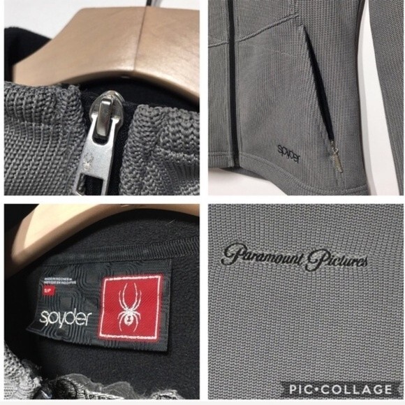 Spyder Endure Full-Zip Sweater Gray Jacket S - Picture 7 of 8